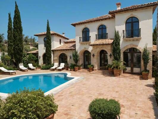 A picturesque medieval village with luxury accommodations