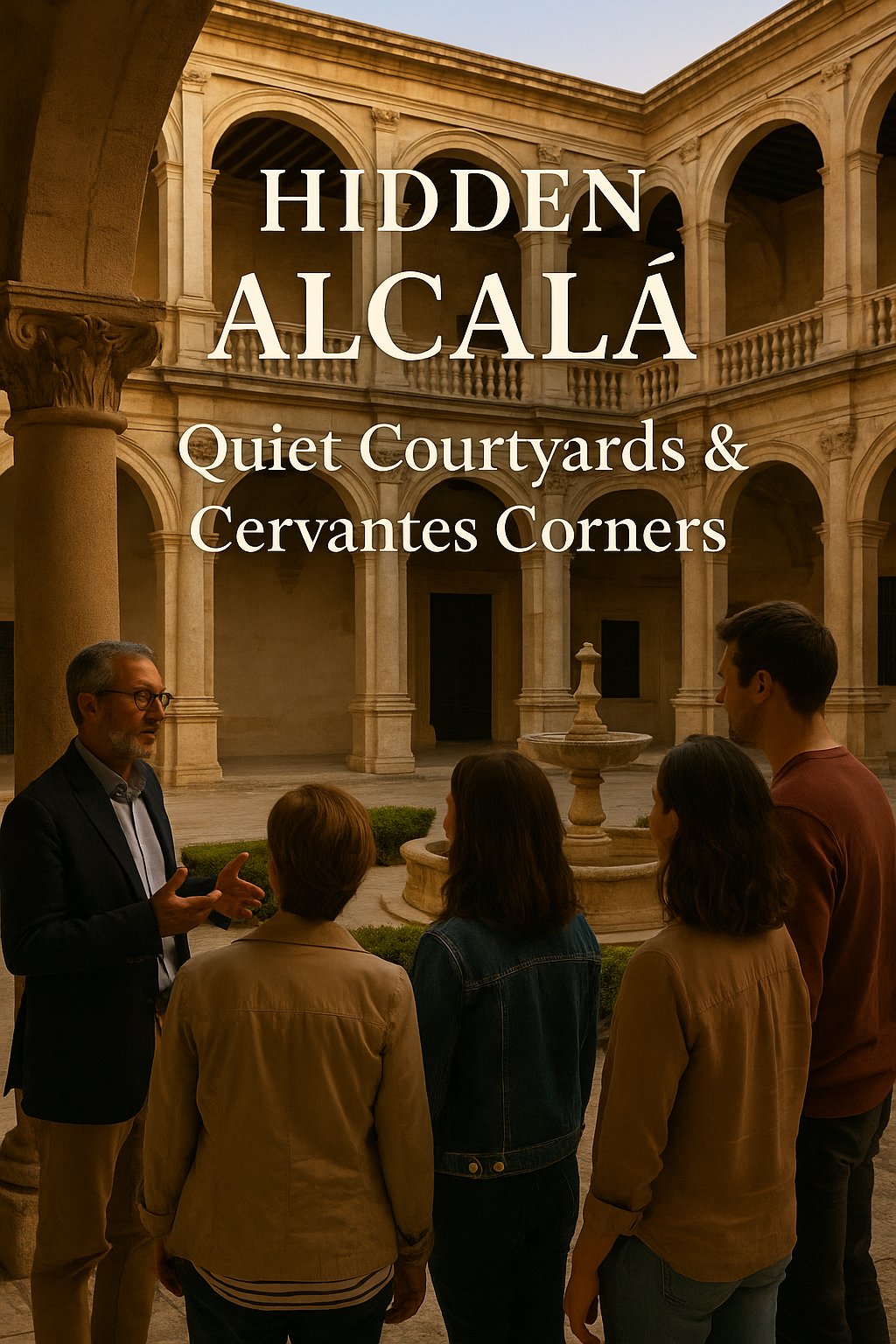 Hidden Alcala de Henares:Quiet Courtyards & Cervantes Corners