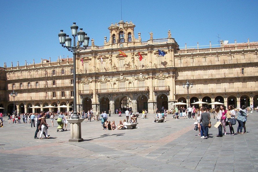 Vista de la plaza Mayor de Salamanca