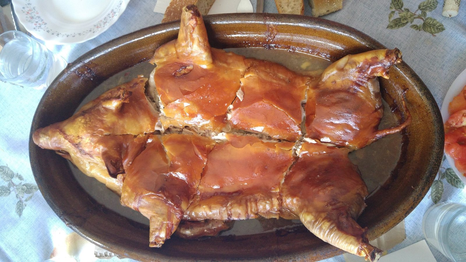 Cochinillo asado tradicional de Segovia